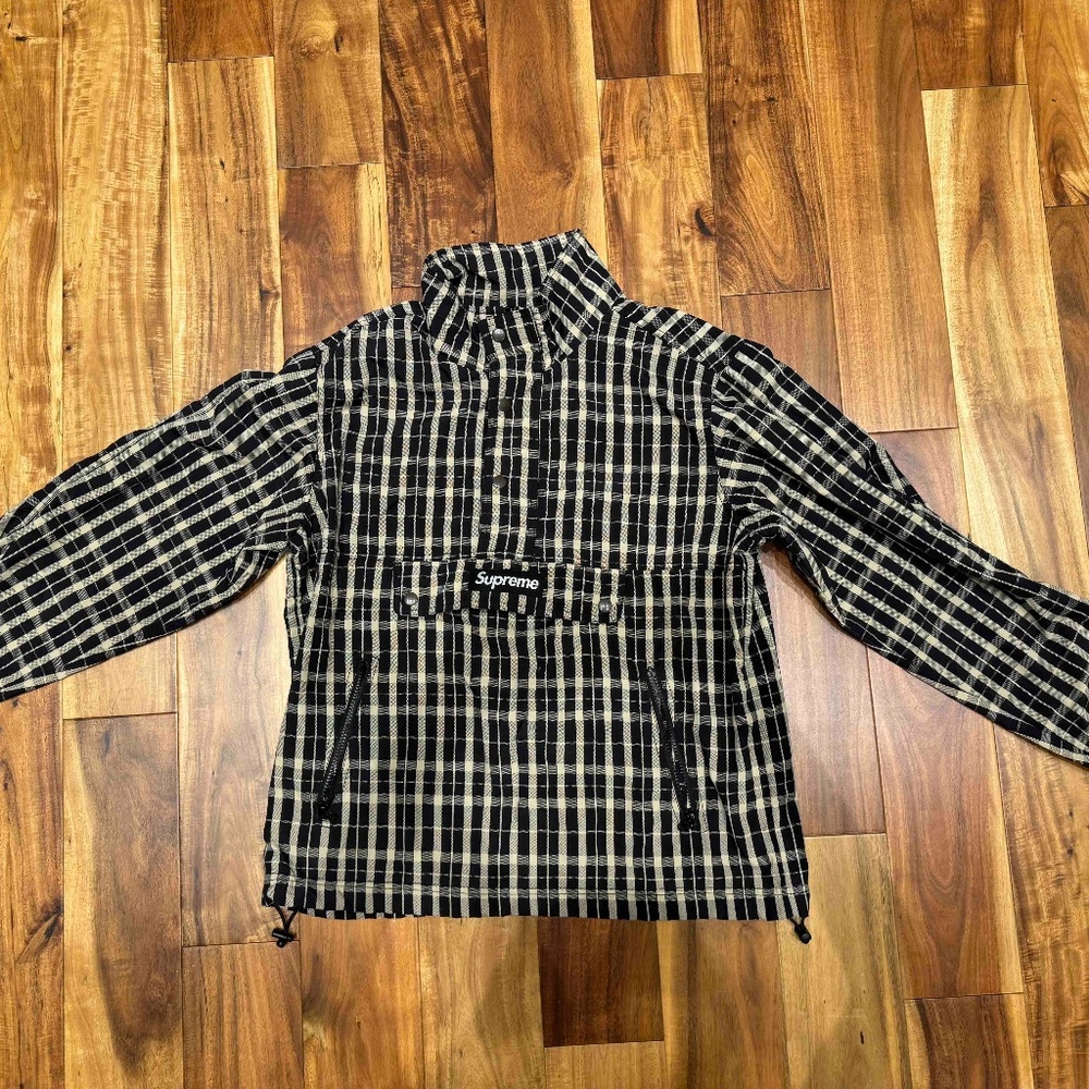 Supreme Plaid Pullover Jacket
